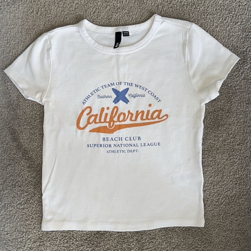California Beach Club White T-Shirt